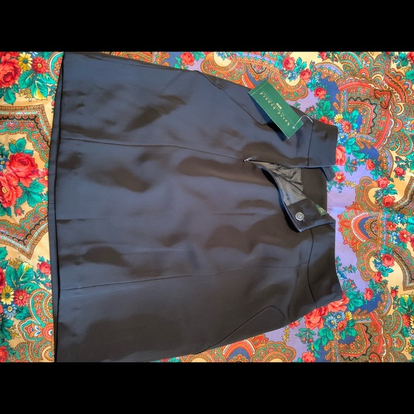 Harve Bernard Navy Blue A Line Skirt NWT - Picture 4 of 9